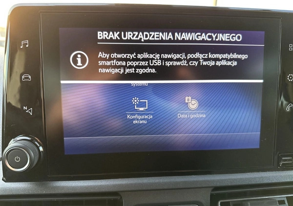 Toyota Proace City Verso cena 104900 przebieg: 76614, rok produkcji 2020 z Janowiec Wielkopolski małe 277